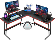 L Shaped Gaming Desk For Computer In Corner